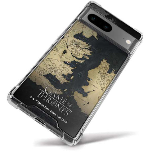 Game of Thrones: Westeros Map Google Pixel 8 Clear Case